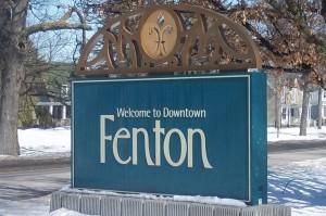 Welcome to Downtown Fenton sign