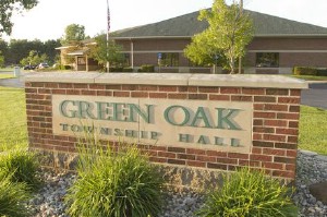 Green Oak Township welcome sign