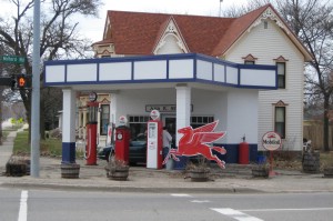 Highland, MI gas station